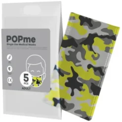 Mascherina Chirurgica Camouflage ​​​​​​​POPme 5 Pezzi