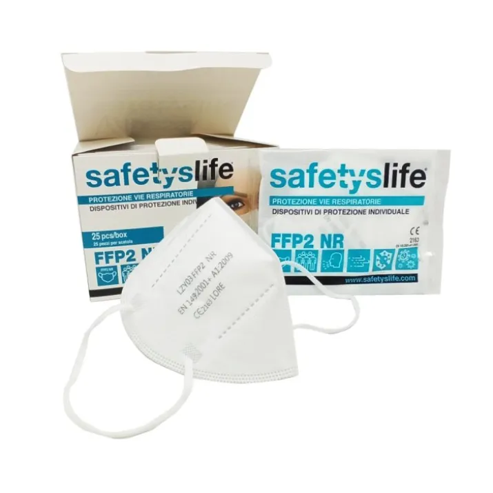 MASCHERINA FILTRANTE FFP2 NR SAFETYSLIFE® 25 Pezzi
