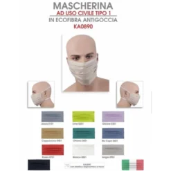 Mascherina KA0890 Colore Rosso 1 Pezzo