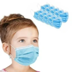 Mascherina Pediatrica FFP2 NR Azzurro Reba Pharma 50 Pezzi