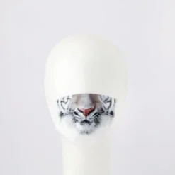 Mascherina Per Bambini Tigre Linea Oro Carillo