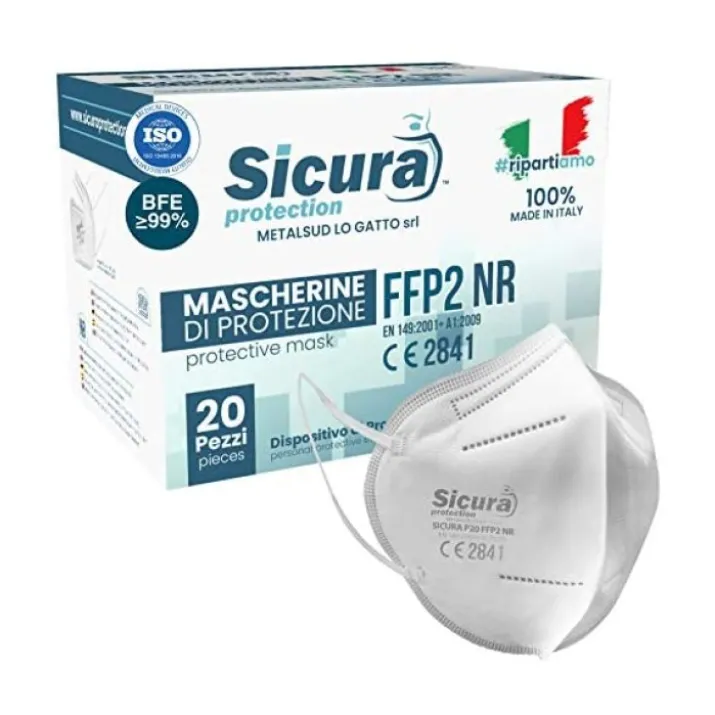 Mascherine Di Protezione FFP2 Taglia S Sicura Protection 20 Pezzi