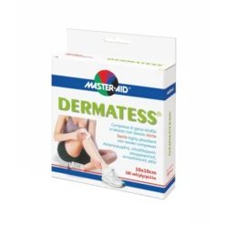 Master-Aid® Dermatess® Compressa Di Garza Idrofila In Tessuto Non Tessuto Sterile 10x10cm 100 Pezzi