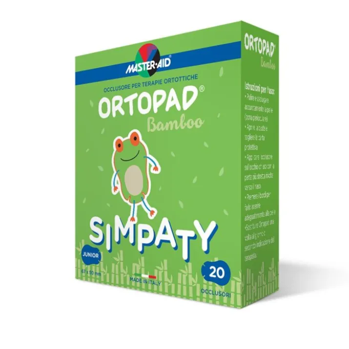 Master-Aid® Ortopad® Cotton Simpaty Occlusore Per Terapie Ortottiche Junior 50 Pezzi