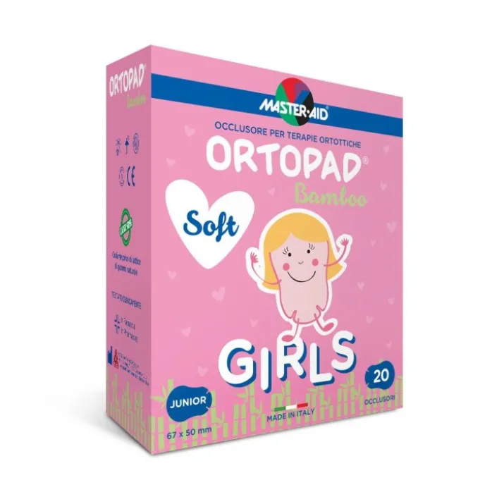 Master-Aid® Ortopad® Soft Girls Occlusore Per Terapie Ortottiche Medium 20 Pezzi