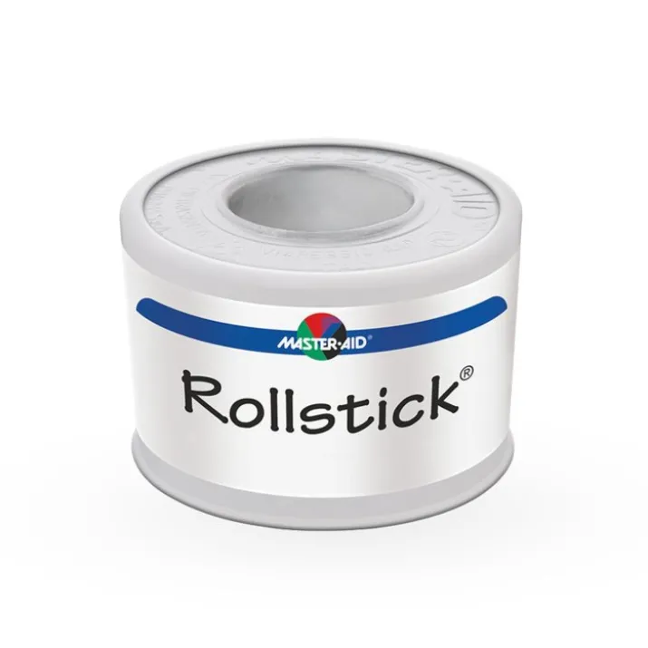 Master-Aid® Rollstick® Cerotto In Polietilene Trasparente Goffrato E Microperforato 2,5x500cm