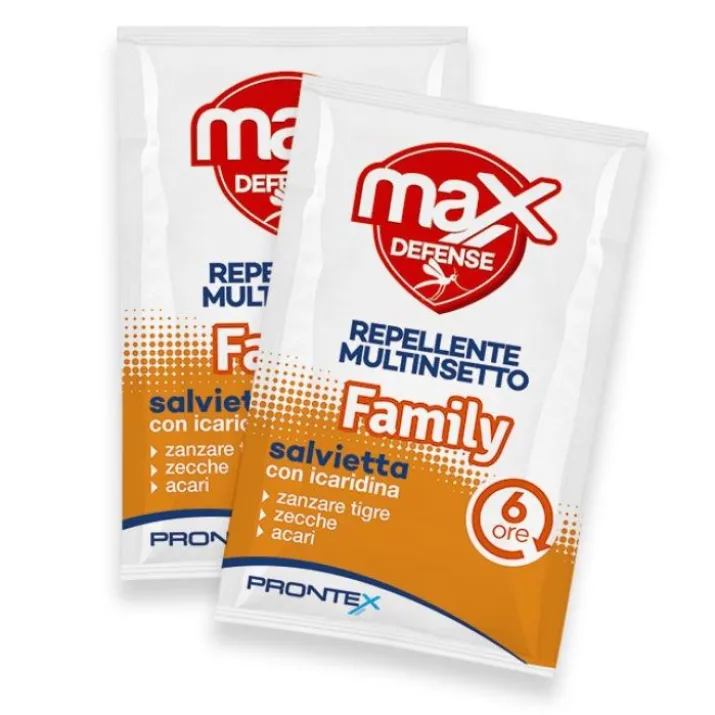 Max Defense Salvietta Family Prontex 12 Pezzi