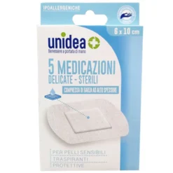 MEDICAZIONI DELICATE STERILI unidea 6x10cm 5 Medicazioni