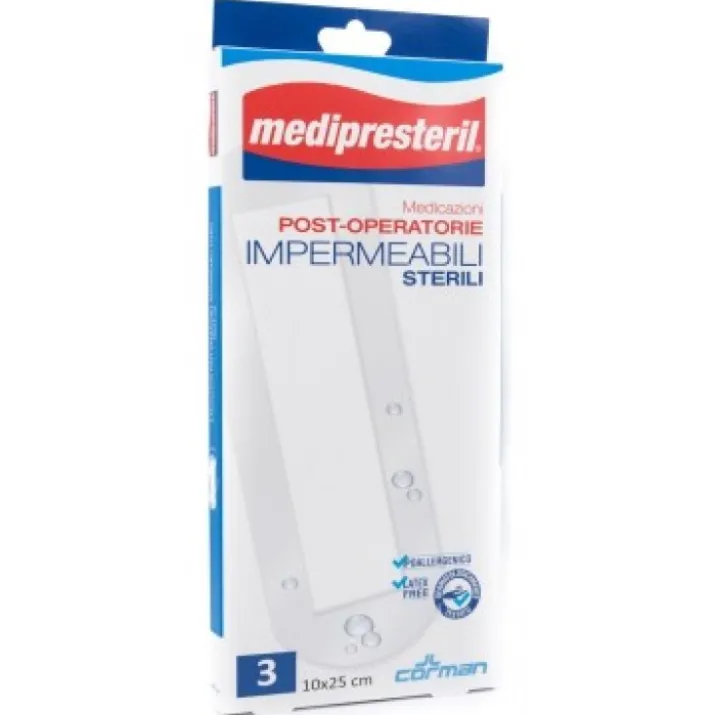 Medipresteril Medicazioni Corman 3 Pezzi