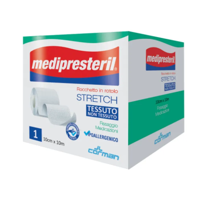 Medipresteril Rocchetto In Rotolo Stretch TNT 10x10 Corman 1 Pezzo