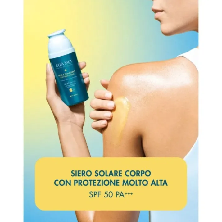 Miamo Skin Defense - Heat & Sun Aging Body Serum Defense Siero Solare Corpo SPF50 PA+++, 100ml