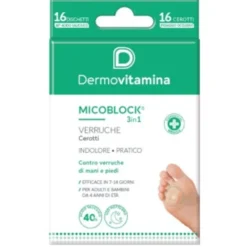 Micoblock® 3in1 Verruche Dermovitamina 16 Patch
