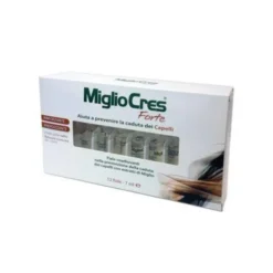 MiglioCres Forte Trattamento Anticaduta Capelli 12 Fiale Da 7ml