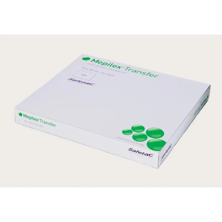 Mölnlycke® Mepilex® Transfer Medicazione In Schiuma Con Safetac® 10 Pezzi