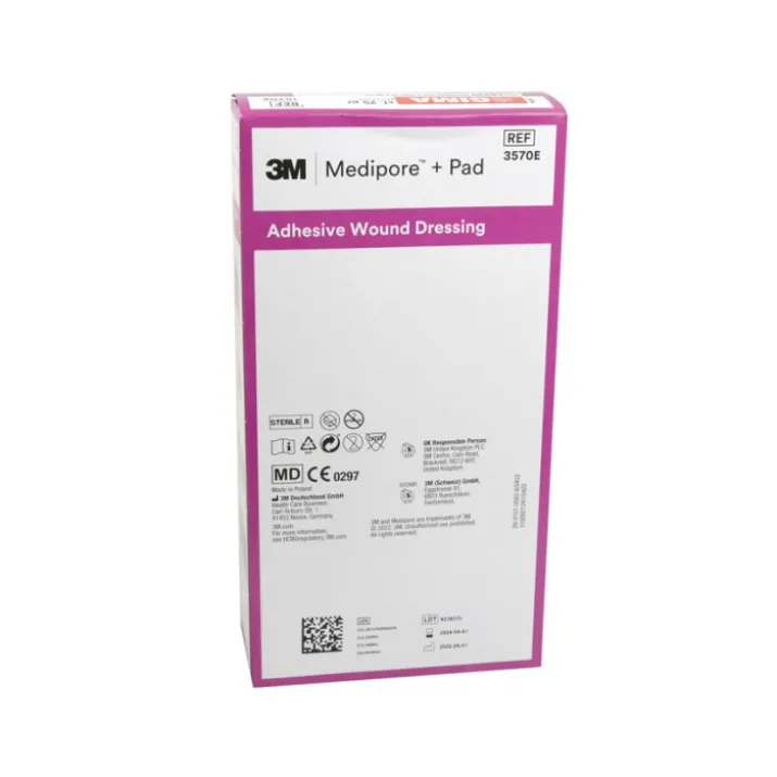3M MEDIPORE CER+PAD 10X20 25PZ