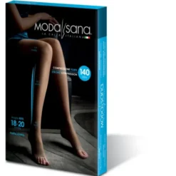 Modasana 140 Collant Punta Aperta Nero Taglia 4 GloriaMed®
