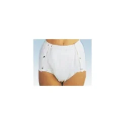 Mutandina per Incontinenza Standard con Bottoni Colore Bianco Taglia 3