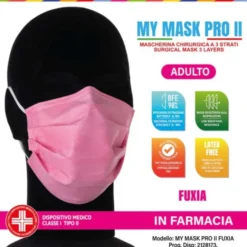 MYMASK PRO II ADULTO FUXIA 10 Pezzi