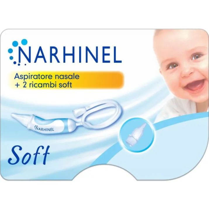 Narhinel Aspiratore Nasale Soft+2 Ricambi Soft