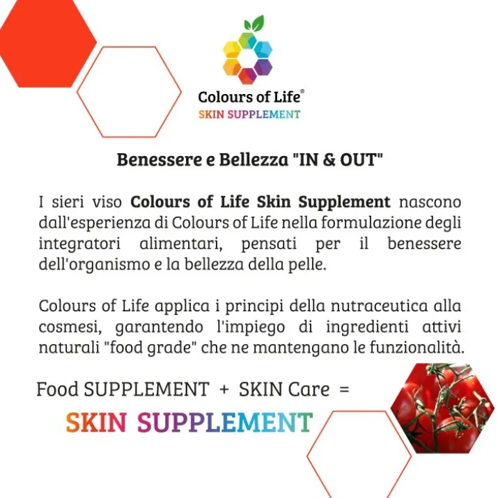 Natural Vitamin B5 Siero Viso Rigenerante Colours of Life 30ml