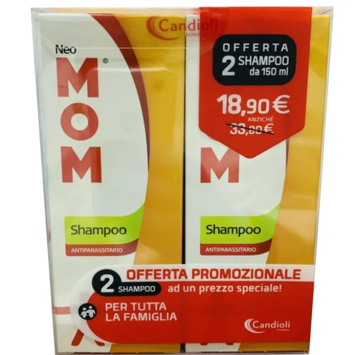 Neo MOM® - Shampoo Antiparassitario Bipack Candioli 2x150ml