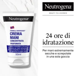 Neutrogena,Crema Mani Concentrata con Glicerina, Profumata, 50 ml