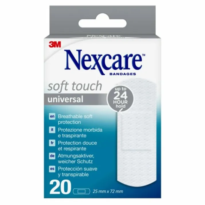 Nexcare™ Cerotto Universale Soft Touch 25x72mm 3M 20 Pezzi