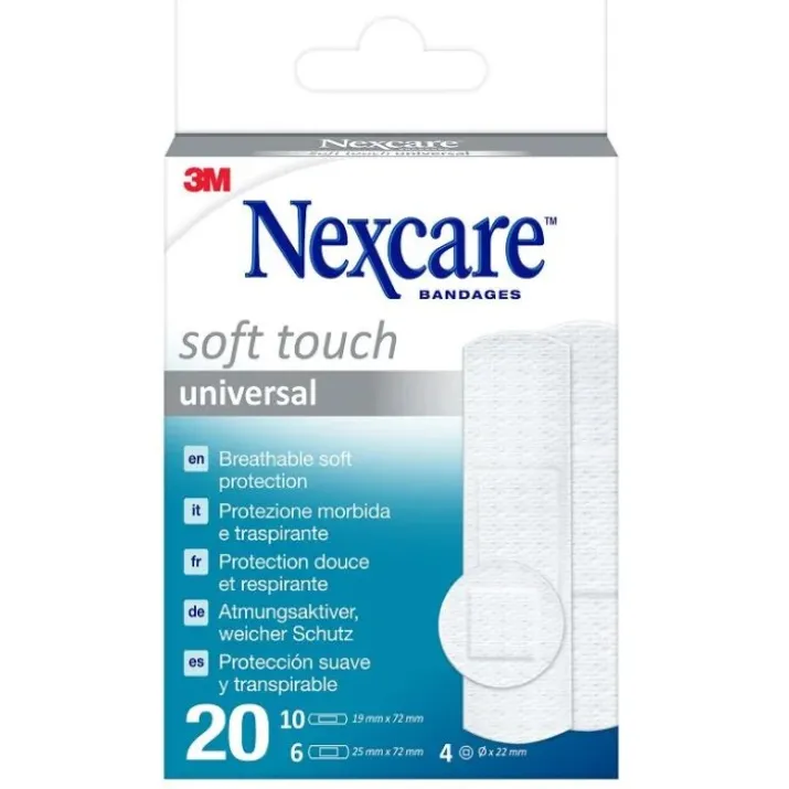 Nexcare™ soft touch Cerotti Assortiti 3M 20 Pezzi