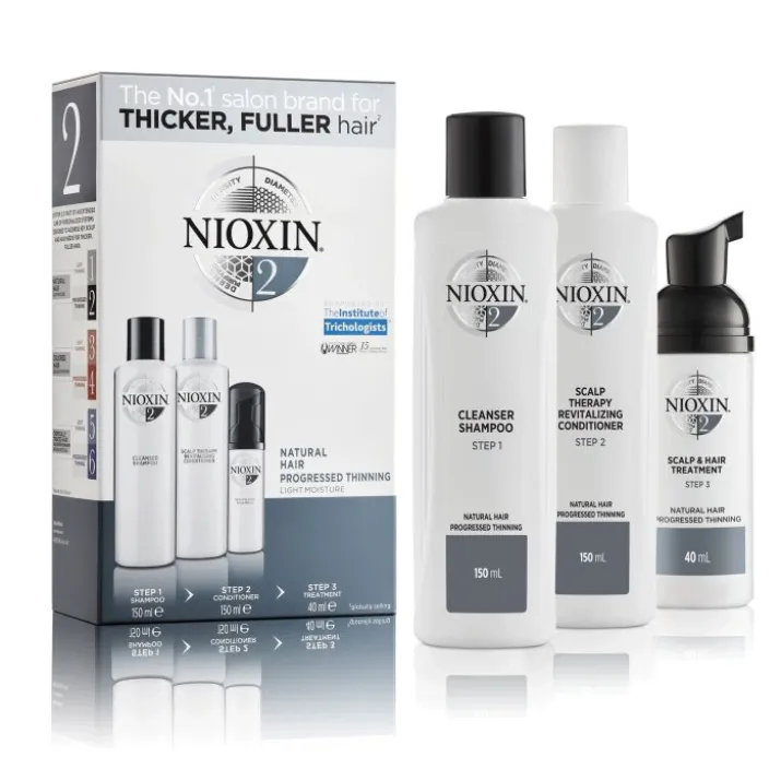 Nioxin System 2 Natural Hair Progressed Thinning Kit 150ml