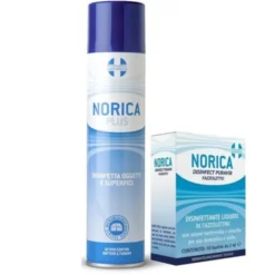 Norica Plus + Norica Disinfect Puravir Fazzoletto Polifarma Benessere