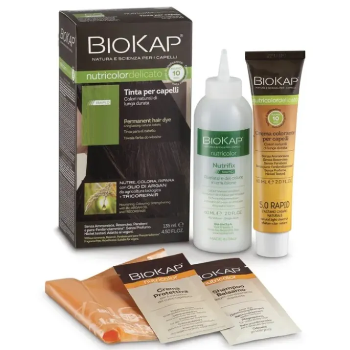 Nutricolor Delicato Rapid 7.33 Biondo Grano Dorato Biokap