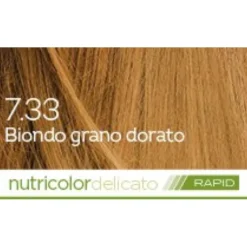 Nutricolor Delicato Rapid 7.33 Biondo Grano Dorato Biokap