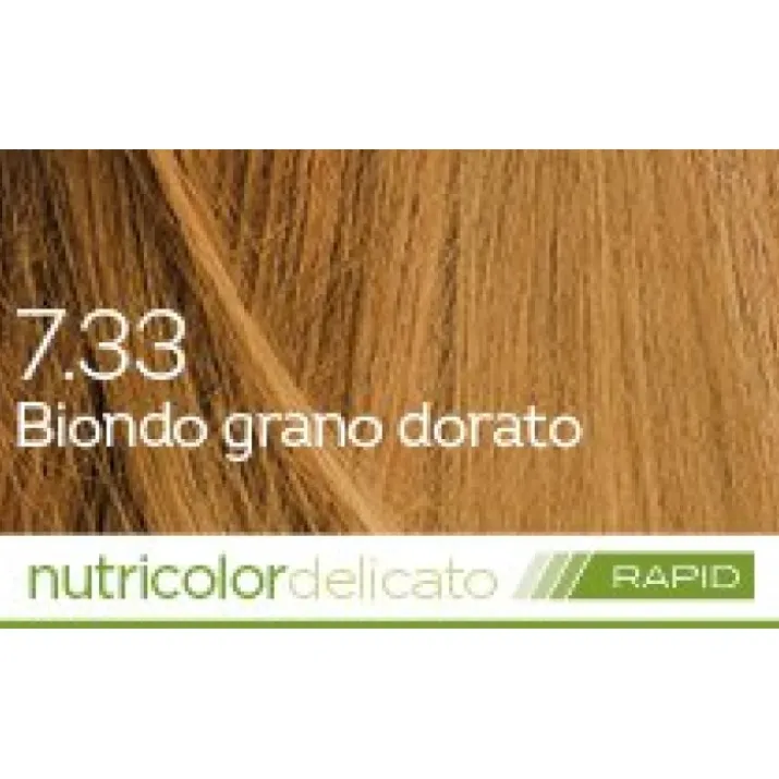 Nutricolor Delicato Rapid 7.33 Biondo Grano Dorato Biokap