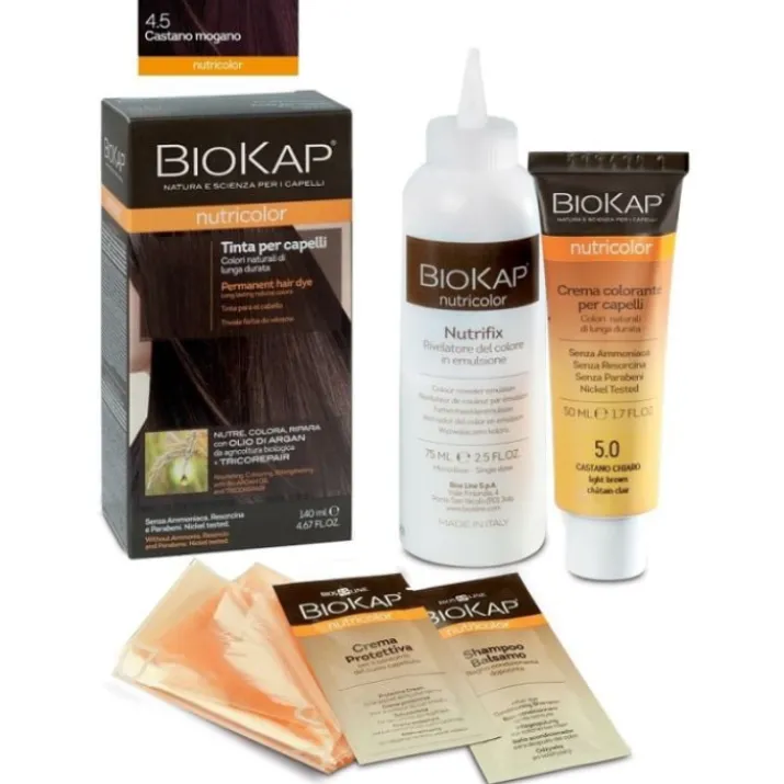 Nutricolor Tinta 4.5 Castano Mogano BioKap® 140ml