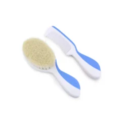 Nuvita Kit Capelli Spazzola E Pettine Colore Blu