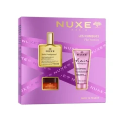 Nuxe Coffret Bestseller 2025 con Huile Prodigieuse, Hair Prodigieux e Balsamo Labbra