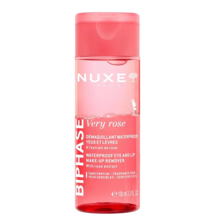 Nuxe Very Rose Struccante Bifasico Waterproof Occhi e Labbra