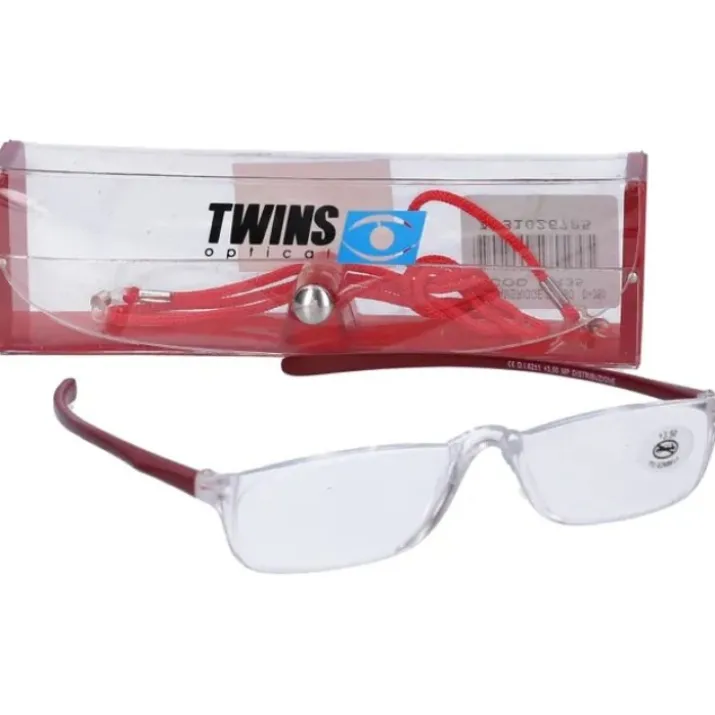 Occhiali Da Lettura Cambridge Rosso +1,5 Twins Optical