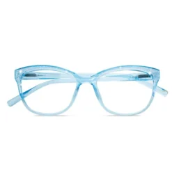 Occhiali da Lettura GLITTER Azzurro +3,00 Twins Gold