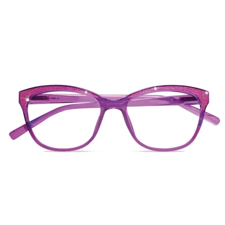 Occhiali da Lettura GLITTER Bordeaux +2,00 Twins Gold