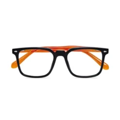 Occhiali da Lettura TAHITI Nero-Arancio 3,50 Twins Gold