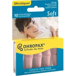 Ohropax Soft Tappi Auricolari, 10 Pezzi