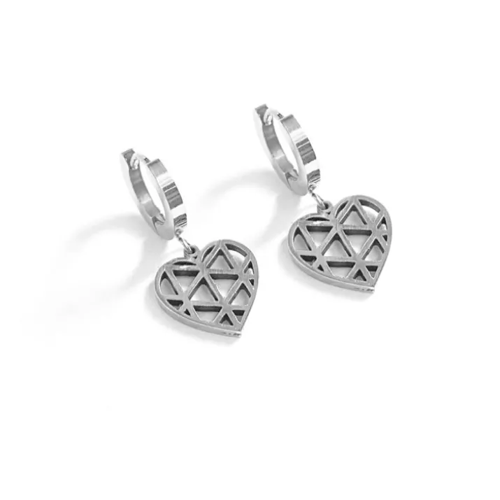 Orecchini Cuore Vuoto Argento MyLovly
