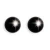 Orecchini da Foratura Inverness 898C Pallina Media Nera 4mm