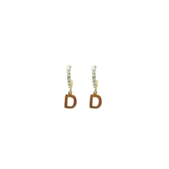 Orecchini Lettera D Oro Linea ABC MyLovly