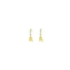 Orecchini Lettera R Oro Linea ABC MyLovly