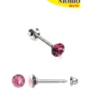 Orecchini Niobio 175C Rosa Swaroski Inverness 1 Paio
