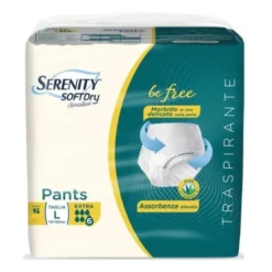 Pannoloni Extra Tg L Serenity Soft Dry Sensitive Pants 12 Pezzi