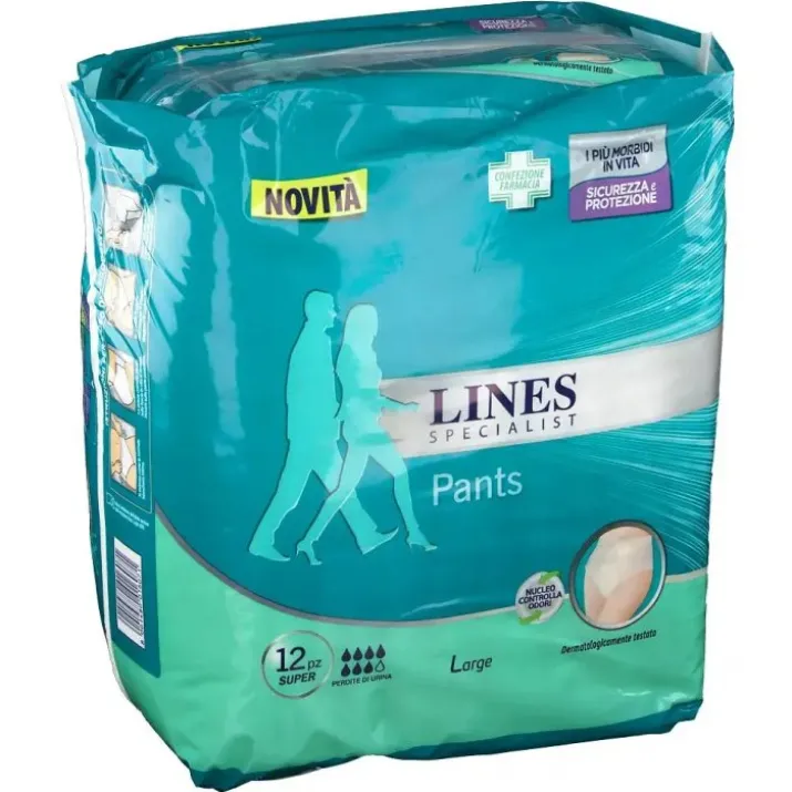 Pants Super Large Lines Specialist 12 Pezzi