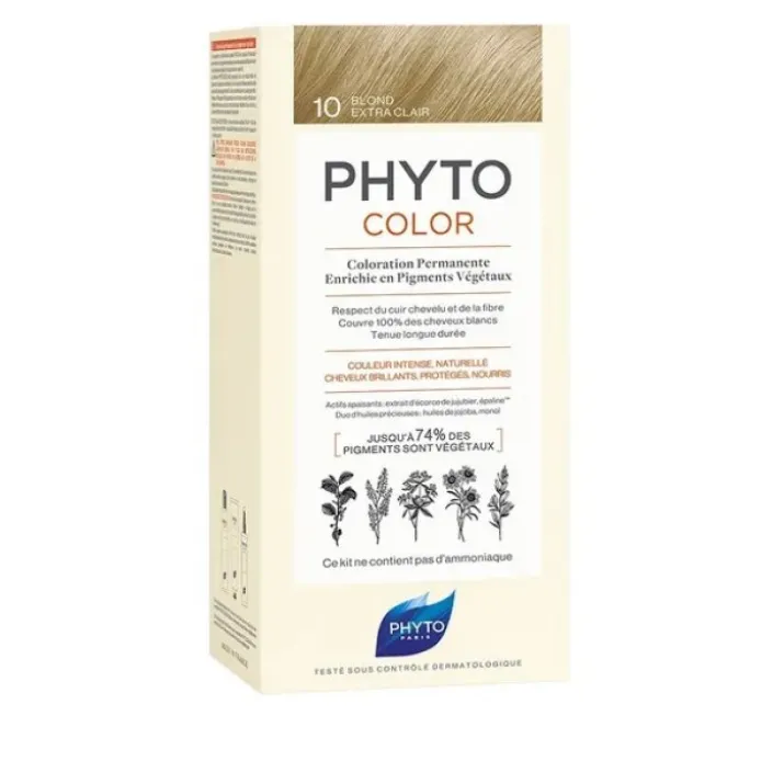 Phytocolor 10 Biondo Chiarissimo Extra Colorazione Permanente Phyto